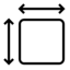 Dimension option icon